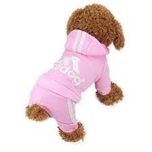 Pink dog tracksuit size Small